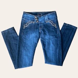 y2k bootcutlow waisted denim jeans